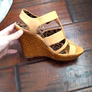 Jessica Simpson cheetah print wedges